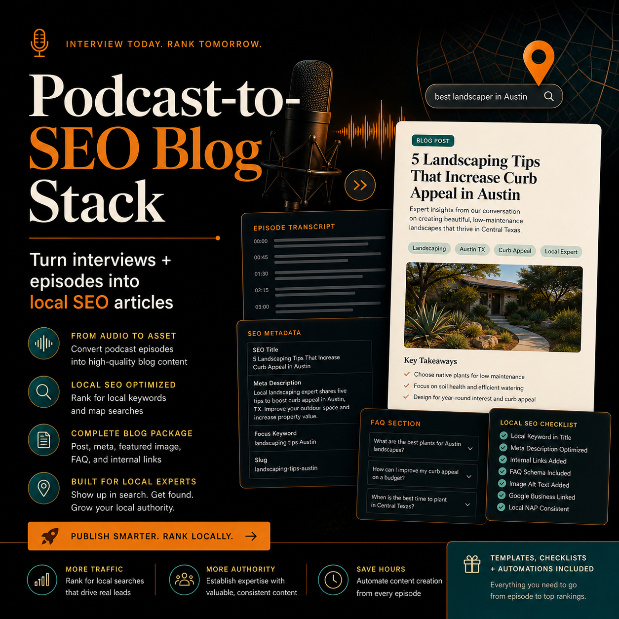 Podcast-to-SEO Blog Stack For Local Experts preview